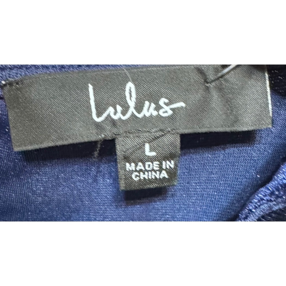 Lulus Luxe Glam Velvet Surplice Jumpsuit Women Size L Eveningwear Party Chic - Picture 5 of 8